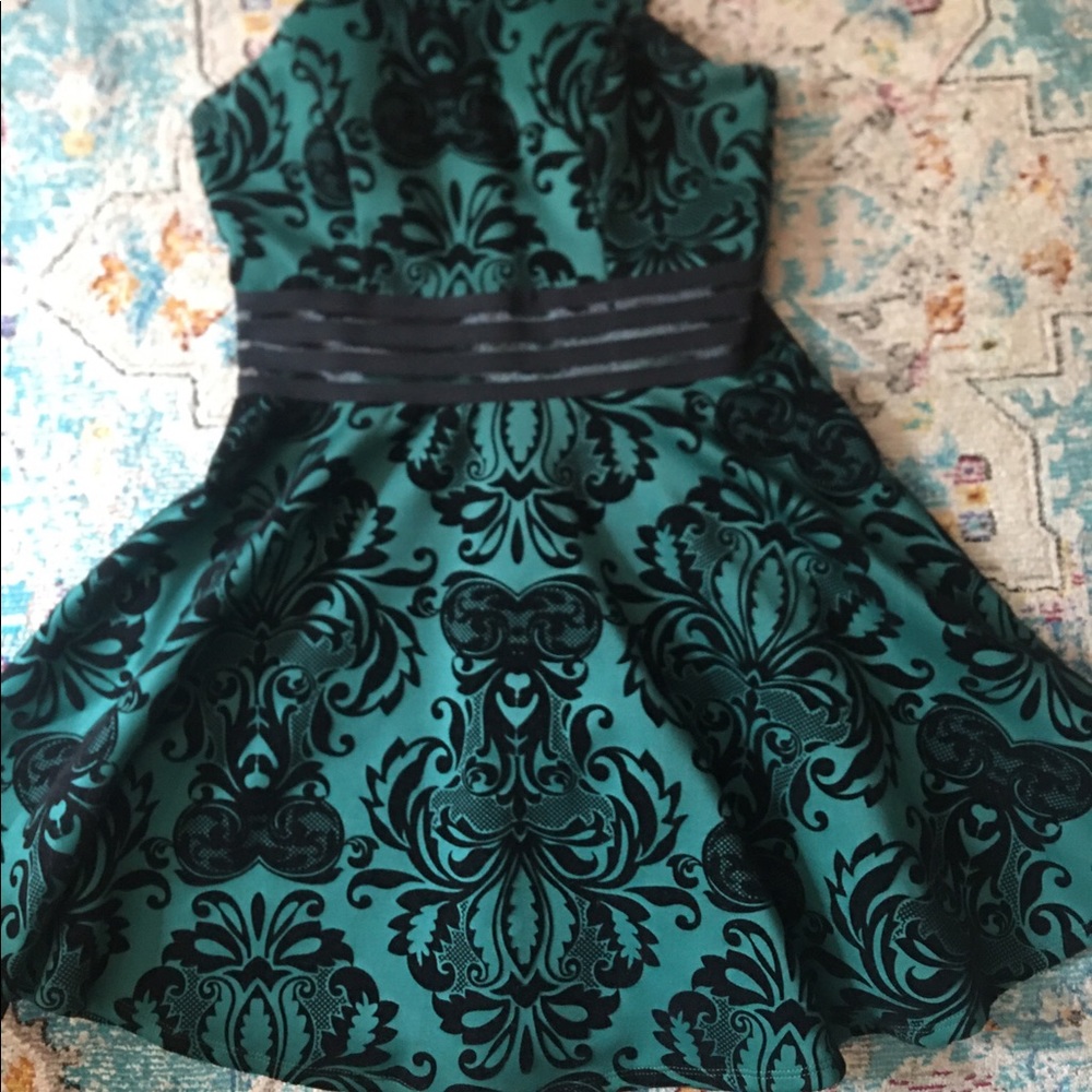 Dark Green Dress